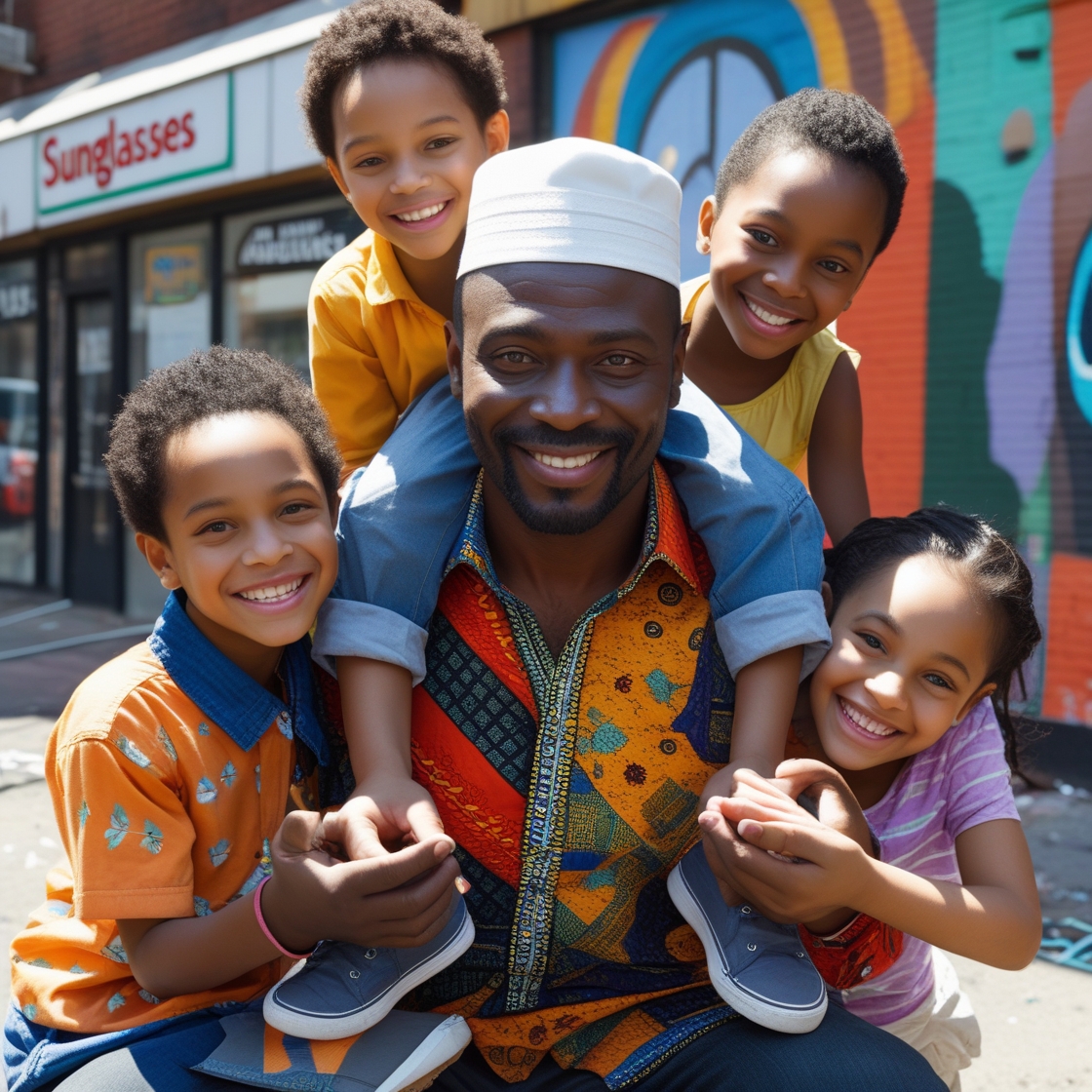 Abdul with family